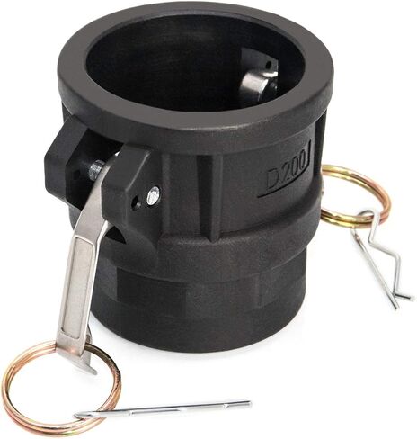 QWORK Hose Fitting, Polypropylene Type D Cam & Groove Fitting- -2" Female Coupler x 2" NPT Female in Saudi Arabia