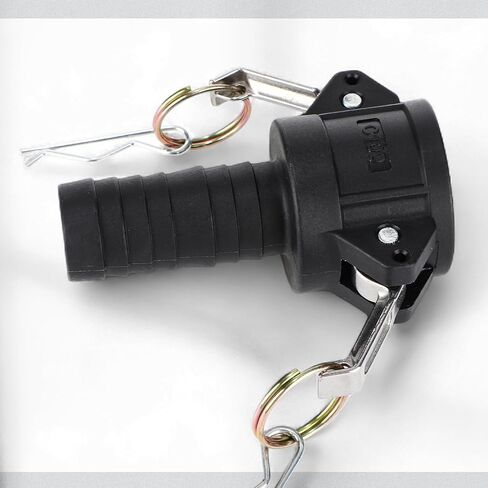 Pangda 4 مجموعات / 8 قطع تركيبات Camlock 1 بوصة من النوع C & E مجموعة أدوات تركيب خرطوم وأخدود من البولي بروبيلين مع وصلات Camlock أنثى وذكر 1 بوصة × 1 بوصة خرطوم عرقوب وكاميرا وأنبوب in Saudi Arabia