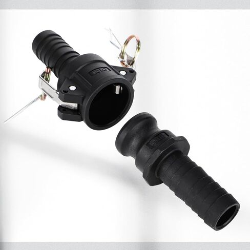 Pangda 4 مجموعات / 8 قطع تركيبات Camlock 1 بوصة من النوع C & E مجموعة أدوات تركيب خرطوم وأخدود من البولي بروبيلين مع وصلات Camlock أنثى وذكر 1 بوصة × 1 بوصة خرطوم عرقوب وكاميرا وأنبوب in Saudi Arabia