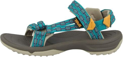 Teva Womens terra fi lite صندل المشي قابل للتعديل - أسود/رمادي - 6 لنا in Kuwait