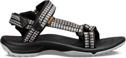 Teva Womens terra fi lite صندل المشي قابل للتعديل - أسود/رمادي - 6 لنا in Kuwait