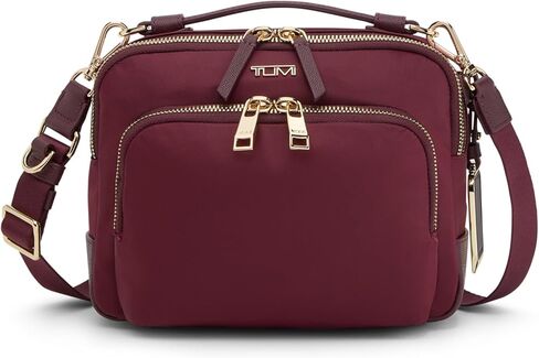 TUMI - Voyageur Teghan Crossbody - Compact Purse with Leather Trim - For Everyday Casual Travel - Mink in Kuwait