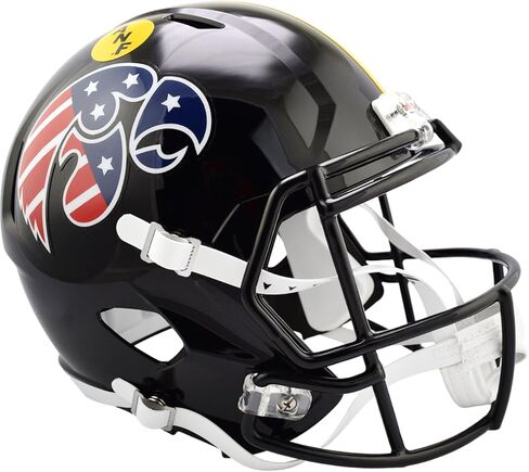 Iowa Hawkeyes Stars and Stripes Speed Replica Full Size Football Helmet - New in Riddell Box in Saudi Arabia