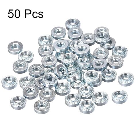 Self -Clinching Nuts,#4-40 x 0.1-Inch Carbon Steel with Zinc Plating Rivet Nut Round Head Steel Metal Sheet Mounting Hardware Fastener 50pcs in Saudi Arabia