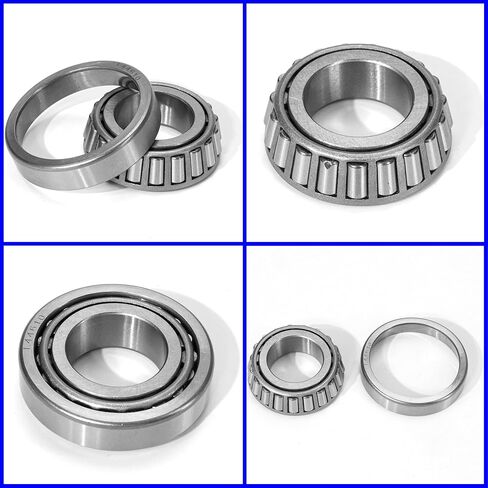 L44643/L44610 Tapered Roller Bearing Cone and Cup, 1.0000" Bore x 1.9800" OD x 0.5906" Thick Chrome Steel Taper Set A14 Bearings JD8933 JD8253 – Trailer Wheel Bearing Kit in Saudi Arabia
