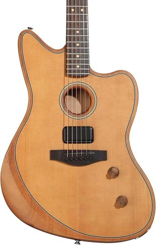 Fender Acoustasonic Standard Jazzmaster Acoustic-electric Guitar - Aged Natural in Saudi Arabia