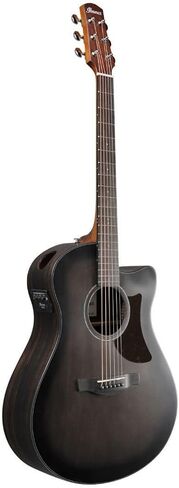 Ibanez AAM70CETBN Advanced Acoustic Auditorium Acoustic-electric Guitar - Tranparent Charcoal Burst in Saudi Arabia