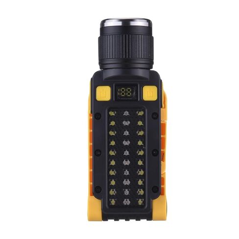 Karlak Versatile Lighting for Repairs, Rechargeable Work Light with Rotatable Head, Digital Battery Display, 2 Lighting Modes, Foldable LED Work Light with Multiple Placement Options, (Work Light) in Saudi Arabia