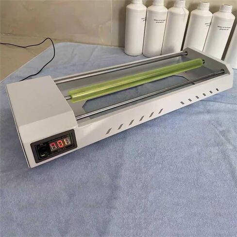 Electric Paint Shaker Machine, Avoid Precipitation Rolling Machine, DIY Vortex Mixer, Hold 6 Bottles of 1L Ink, Rotator Shaker Roller Device, for Applicable to Cylindrical Bottles in Saudi Arabia