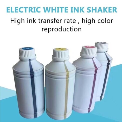 Electric Paint Shaker Machine, Avoid Precipitation Rolling Machine, DIY Vortex Mixer, Hold 6 Bottles of 1L Ink, Rotator Shaker Roller Device, for Applicable to Cylindrical Bottles in Saudi Arabia
