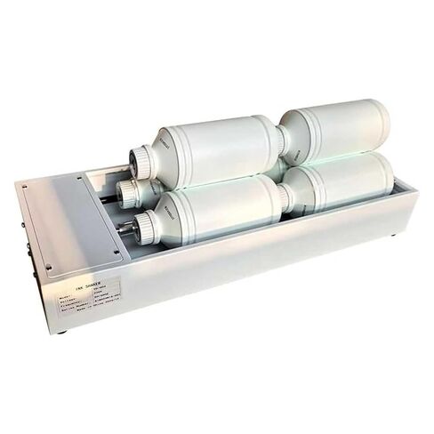 Electric Paint Shaker Machine, Avoid Precipitation Rolling Machine, DIY Vortex Mixer, Hold 6 Bottles of 1L Ink, Rotator Shaker Roller Device, for Applicable to Cylindrical Bottles in Saudi Arabia