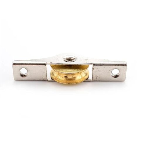 2PCS Sliding Door Roller Cabinet Copper Caster Wheel Pulley Runners for Wardrobe Window Furniture Hardware in Saudi Arabia