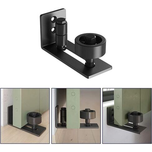 8 in 1 Sliding Door Slides Rails Barn Door Floor Guide Stay Roller for Bottom Adjustable Roller Flush Design Door Hardware in Saudi Arabia