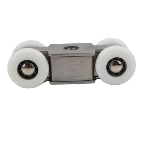 Stainless Steel 4 Wheels Pulley Runner for Kitchen Bathroom Glass Wood Slide Door Crane Pulley Moving Door Crane Rail Pulley in Saudi Arabia