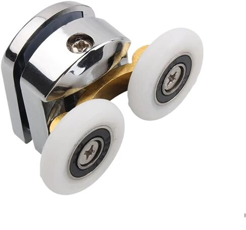 Shower Door Wheels Sliding Glass Door Pulleys Replacement Bearing Rollers Runner Shower Room Cabins Swinging Pulley Sliding Door(4Pcs) in Saudi Arabia