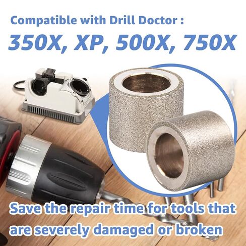 عجلة استبدال لشحذ الماس 180 حبيبة من أجل Drill Doctor DA31320GF متوافقة مع عجلة شحذ مثقاب الحفر 350X، XP، 500X، 750X in Kuwait