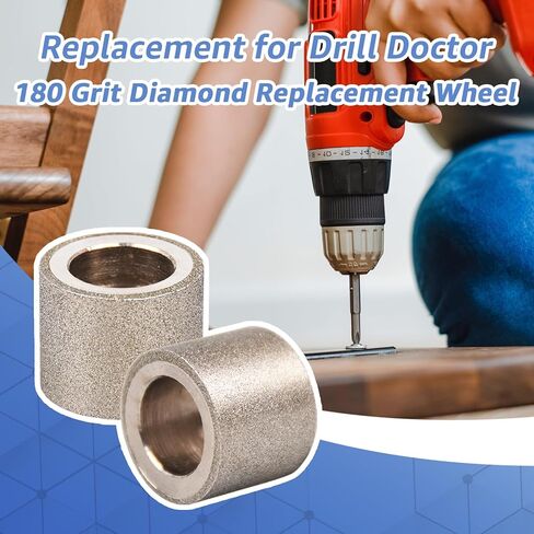 عجلة استبدال لشحذ الماس 180 حبيبة من أجل Drill Doctor DA31320GF متوافقة مع عجلة شحذ مثقاب الحفر 350X، XP، 500X، 750X in Kuwait