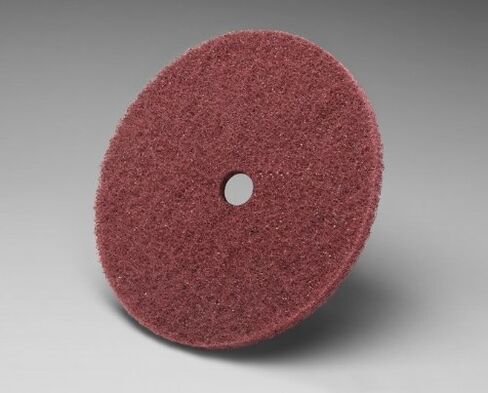 3M Scotch-Brite CF-DC Aluminum Oxide Deburring Disc - Medium Grade - Arbor Attachment - 10 in Diameter - 1 in Center Hole - 00720 [PRICE is per CASE] in Saudi Arabia