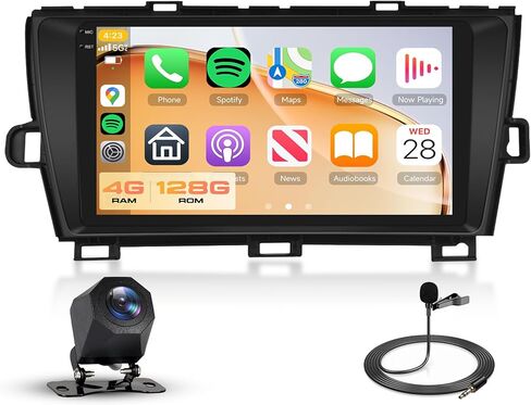Wireless Carplay Car Stereo for Toyota Prius 2010-2015 with JBL with 9-Inch Touchscreen, [Qualcomm 8-core 4+64GB] Upriding Android 13 Car Radio Android Auto BT5.1/DSP/Hi-Res Audio/WiFi/SWC/GPS/OTA in Kuwait