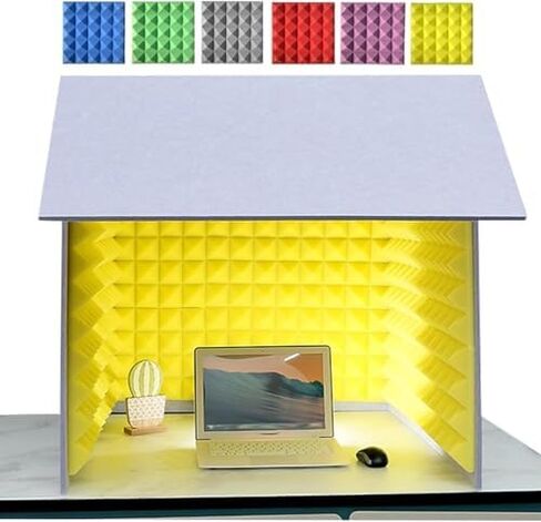 Portable Soundproof Recording Booth – Desktop Studio Box for Music, Podcasts & Singing, Perfect for Home Recording and Voiceover, Enhances Audio Quality in Saudi Arabia