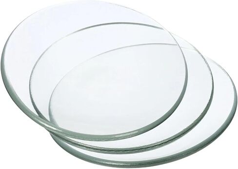Laboratory Watch Glass Beaker Cover Smooth Edges Chamfered Arc Laboratory Glassware Evaporating Dish Diameter 50-150mm(90mm 5Pcs) in Saudi Arabia