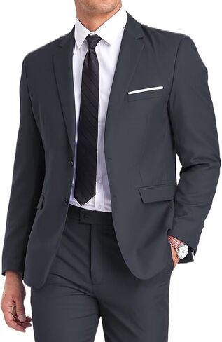 رجال الدعاوى 2 قطعة حفلة العودة للوطن ملابس ضئيلة للرجال بدلة الزفاف بدلة السترة سترة in Kuwait