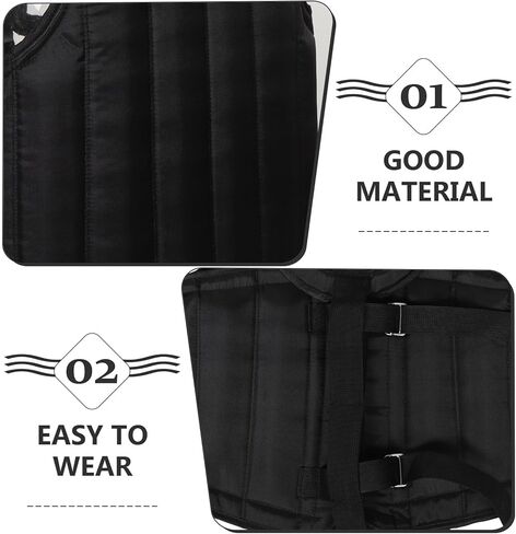 NULYLU ​​واقي الصدر للملاكمة، معدات واقية مريحة للصدر، مقاومة للصدمات، أسود للبالغين، متوسط ​​للتدريب على الفنون القتالية والرياضات القتالية in Kuwait