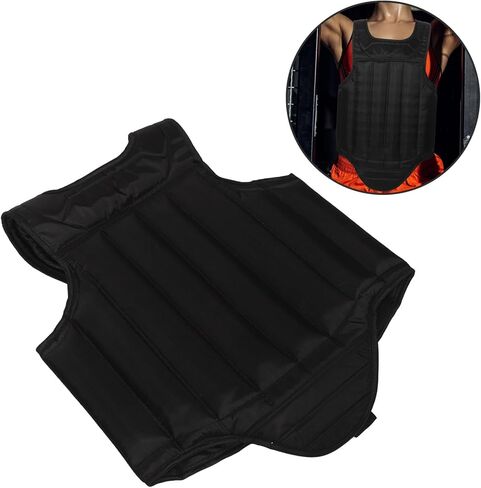 NOLITOY Boxing Chest Protection Chest Guard Black Adult Size Portable Sponge Boxing Accessory Martial Arts Force Protective Gear for Training and Fighting in Saudi Arabia