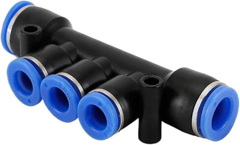 موصل PKG القصبة الهوائية من البلاستيك السريع يقلل من الموصل الخماسي التوصيل السريع موصل خرطوم PU (PKG10-8) in Saudi Arabia