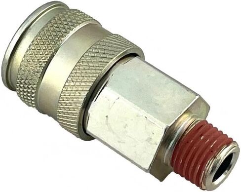 U2-20SM Air Hose Male Quick Connect Coupler Socket - Fits for Air Compressor Fittings Replacement U2-20SM x5 - Hose Fittings - 1/4" NPT 0.54 IN 300 PSI inlet pressure 5 Pack in Saudi Arabia