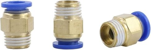 2 قطعة موصل سريع هوائي نحاسي PC8-02 خيط مستقيم من خلال 6-01 القصبة الهوائية PC10-03 توصيل سريع PC4-M5(PC4,01) in Kuwait