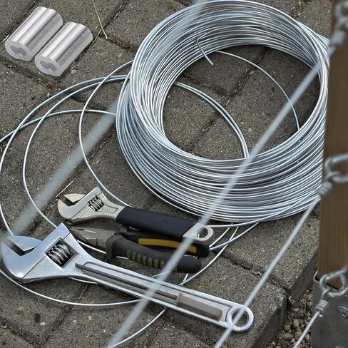 PATIKIL 7/32"/ 5.5mm Aluminum Crimping Loop Sleeves, 30Pcs Cable Crimp Ferrules Wire Rope Sleeves Loops for Rigging Railing, Silver Tone in Saudi Arabia