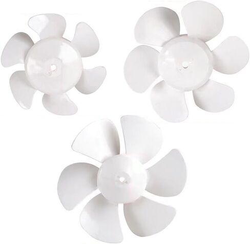 Exhaust Fan Replacement Blades 6 8 10 Inch Glue Material Accessories for Kitchen or Bathroom Ventilation Fans(8in) in Saudi Arabia