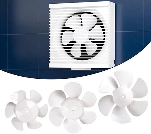Exhaust Fan Replacement Blades 6 8 10 Inch Glue Material Accessories for Kitchen or Bathroom Ventilation Fans(8in) in Saudi Arabia
