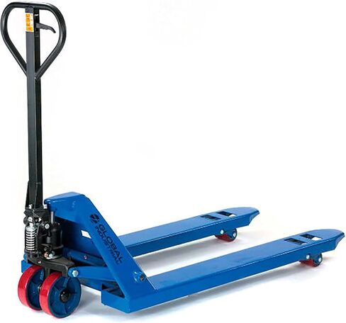 Global Industrial High Capacity Narrow Fork Pallet Jack Truck with 21" W x 42" L Forks, 6600 Lb. Capacity, Manual Pallet Truck for Warehouse, Manufacturing and Retail in Kuwait