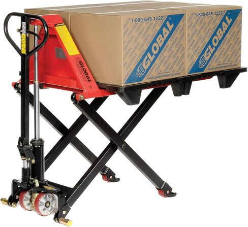 Global Industrial Manual High Lift Skid Jack Truck, 27 x 45, 2200 Lb. Capacity in Saudi Arabia