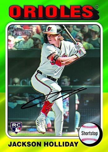 2024 Topps Heritage High Number Box أعلى التراث High Number Baseball Value Box in Kuwait