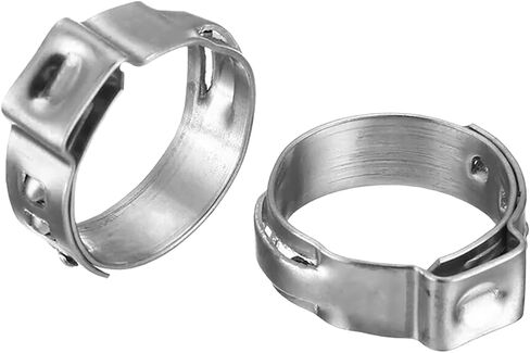 حزمة من 50 19.8-23.0mm مشابك خرطوم الأذن المفردة ، Mispire 304 مشابك خرطوم الفولاذ المقاوم للصدأ لتأمين خرطوم الأنابيب ، السيارات ، الأجهزة المنزلية in Kuwait