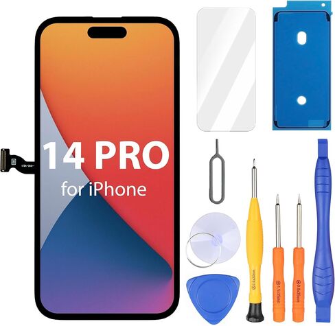 Ayake for iPhone 16 Plus Screen Replacement ، شاشة LCD FHD 6.7 بوصة وشاشة الرقم اللمس ، قابلة للبرمجة النغمة الحقيقية ، لا يزال معرف الوجه (لـ A3290 ، A3082 ، A3289 ، A3291) in Kuwait