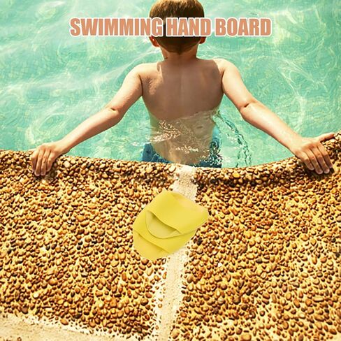 GANAZONO Youth Swimming Hand Paddles 2Pcs Set, Silicone Swim Hand Fins for Teens, Training Equipment for Lap Swimming and Speed Enhancement in Water Sports in Kuwait