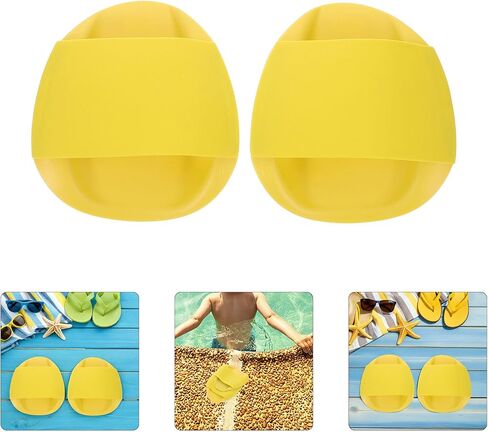 GANAZONO Youth Swimming Hand Paddles 2Pcs Set, Silicone Swim Hand Fins for Teens, Training Equipment for Lap Swimming and Speed Enhancement in Water Sports in Kuwait