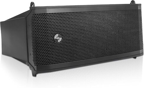 Sound Town CARPO Series Dual 6.5“ Powered Line Array Speaker with Speaker Output, Class-D, 5 Selectable DSP Modes, for Lounge, Club, Bar, Theater, Restaurant, Church, Black(CARPO-LA6PW) in Saudi Arabia
