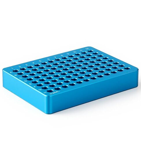 Otoolling 1 قطعة مبرد أنبوب PCR مزدوج الحجم من الألومنيوم - 24 بئرًا + 36 بئرًا وحدة حرارية من درجة المختبر مع قاعدة غير قابلة للانزلاق (لأنابيب 1.5 مل / 2 مل + 0.2 مل) (لأنابيب 1.5 مل / 2 مل + 0.2 مل) in Kuwait
