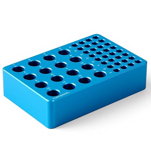 Otoolling 1 قطعة مبرد أنبوب PCR مزدوج الحجم من الألومنيوم - 24 بئرًا + 36 بئرًا وحدة حرارية من درجة المختبر مع قاعدة غير قابلة للانزلاق (لأنابيب 1.5 مل / 2 مل + 0.2 مل) (لأنابيب 1.5 مل / 2 مل + 0.2 مل) in Kuwait