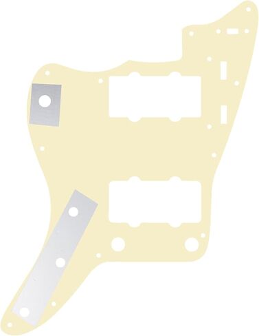 Banworks Vintage 60s JM Pickguard 3 Ply 13-Hole Guitar Pickguard Scratch Plate for Fender Jazzmaster JM Guitars JT/HB-14 Cream in Saudi Arabia