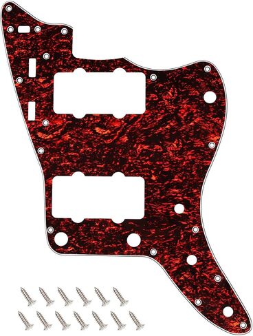 Banworks Vintage 60s JM Pickguard 3 Ply 13-Hole Guitar Pickguard Scratch Plate for Fender Jazzmaster JM Guitars JT/HB-14 Cream in Saudi Arabia