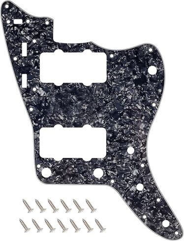 Banworks Vintage 60s JM Pickguard 3 Ply 13-Hole Guitar Pickguard Scratch Plate for Fender Jazzmaster JM Guitars JT/HB-14 Cream in Saudi Arabia