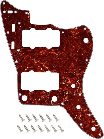 Banworks Vintage 60s JM Pickguard 3 Ply 13-Hole Guitar Pickguard Scratch Plate for Fender Jazzmaster JM Guitars JT/HB-14 Cream in Saudi Arabia