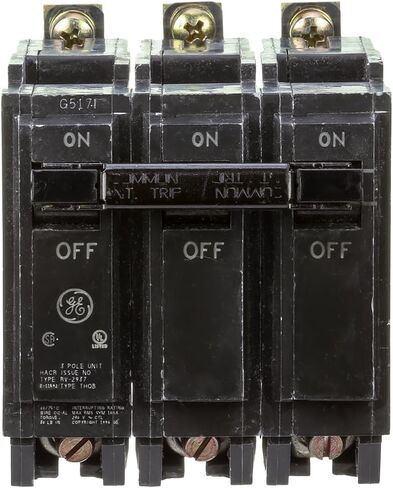 ABB TEY/Q-Line® THQB32040 قاطع دائرة مصغر ثلاثي الأقطاب • قاطع ثلاثي الأقطاب 40 أمبير • 120/240 فولت تيار متردد، 10 كيلو أمبير رحلة مغناطيسية حرارية • تركيب بمسامير • الاستخدام السكني والتجاري in Saudi Arabia