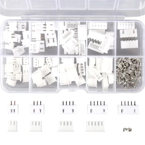 230pcs XH2.54 PH2.0 2p 3p 4p 5 pin 2.54mm 2.0mm Pitch Terminal Kit Housing Pin Header JST Connector Wire Connectors Adaptor in Saudi Arabia